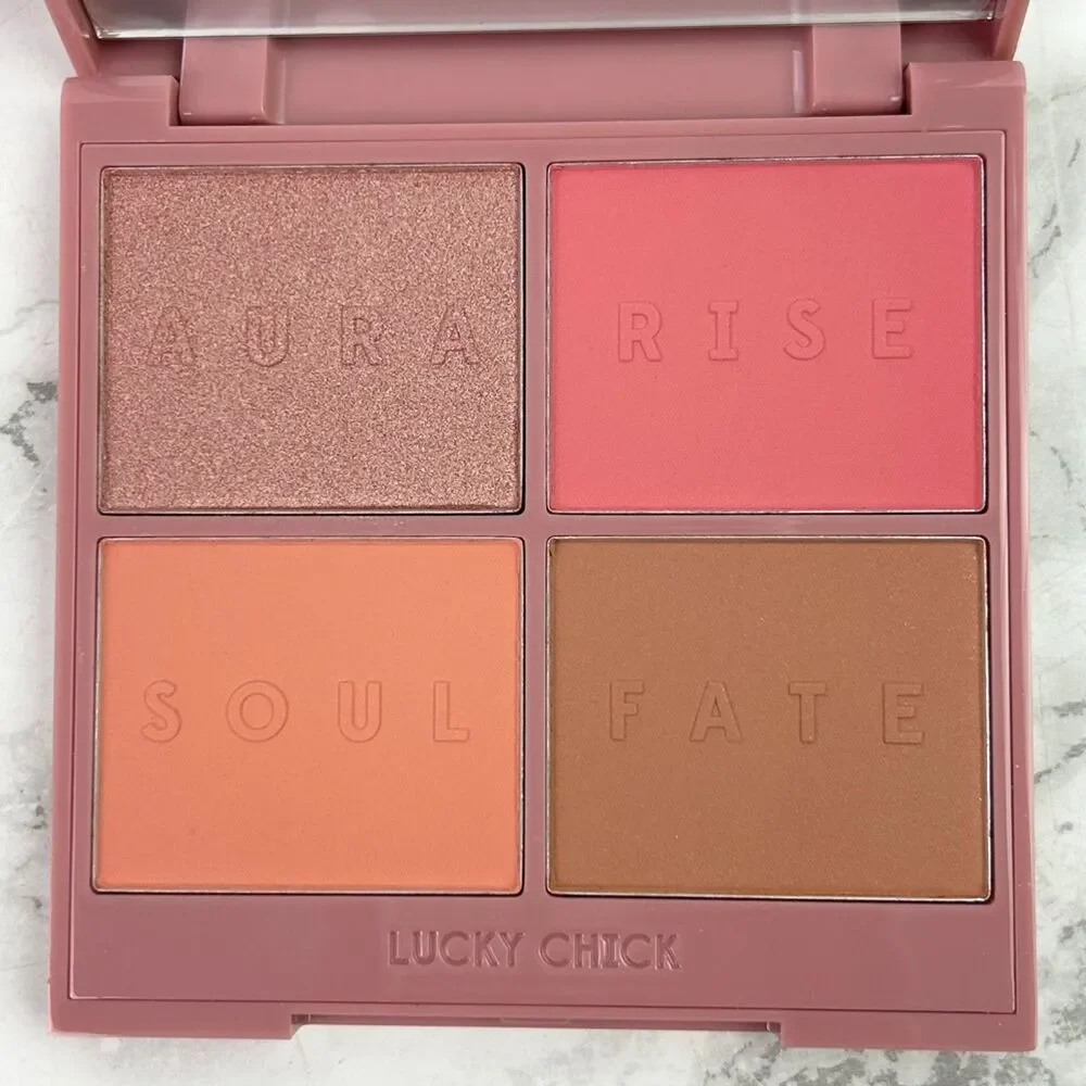 NIB Lucky Chick Mystic Halo Face Palette, Bronzer Blush & Highlighter